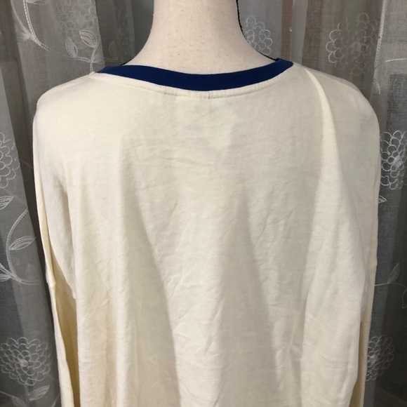 Junk food pong cream/blue T-shirt SZ 3X NWT - Picture 11 of 13
